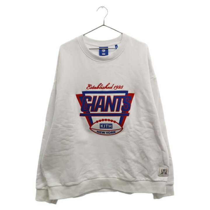 楽天市場】KITH(キス) サイズ:XXL ×NFL Giants 1925 Nelson Crewneck  