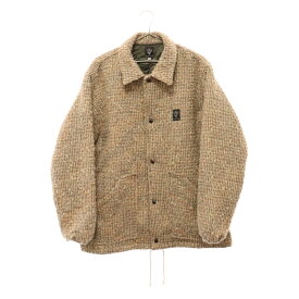 SOUTH2 WEST8(サウス2ウエスト8) サイズ:M 22AW Coach Jacket A/W/PE/N Fancy Tweed ツイード素材 裏地キルティング コーチジャケット ベージュ LQ698【中古】【程度B】【カラーベージュ】【取扱店舗BRING福岡天神店】