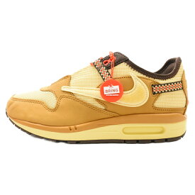 NIKE(ナイキ) サイズ:27.0cm AIR MAX 1 CJ Travis Scott DO9392-701 エアマックス トラビススコット ローカットスニーカー【新古品/中古】【程度S】【カラーブラウン】【取扱店舗BRING KICKS】