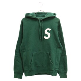 SUPREME(シュプリーム) サイズ:S 20SS S Logo Hooded Sweatshirt キルティングSロゴ プルオーバーパーカー フーディー グリーン【中古】【程度B】【カラーグリーン】【取扱店舗渋谷】