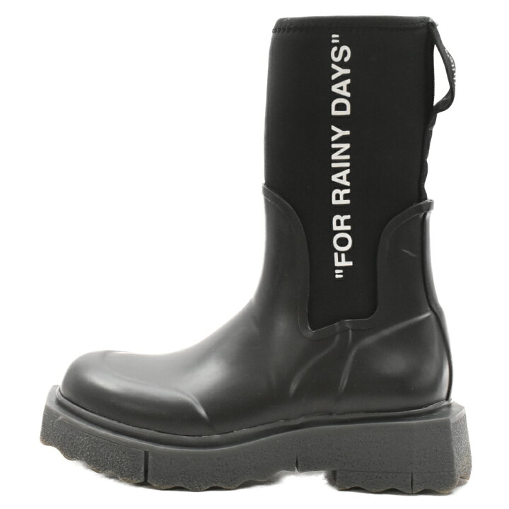 楽天市場】OFF-WHITE(オフホワイト) サイズ:38 RUBBER RAIN BOOT  
