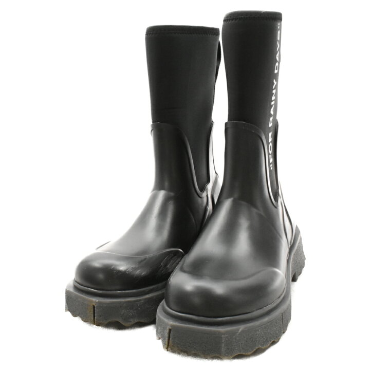 楽天市場】OFF-WHITE(オフホワイト) サイズ:38 RUBBER RAIN BOOT 