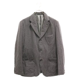 COMME des GARCONS HOMME(コムデギャルソンオム) サイズ:S 19AW ウール縮絨 3Bテーラードジャケット グレー HD-J032【中古】【程度A】【カラーグレー】【オンライン限定商品】