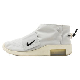 NIKE(ナイキ) サイズ:27.5cm ×FEAR OF GOD AIR FEAR OF GOD MOC エアフィアオブゴッドモック ミッドカットスニーカー US9.5/27.5cm AT8086-001 グレー【中古】【程度B】【カラーグレー】【オンライン限定商品】