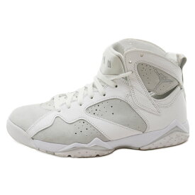 NIKE(ナイキ) サイズ:27.0cm AIR JORDAN 7 RETRO エア ジョーダン7 レトロ ハイカットスニーカー ホワイト/メタリックシルバーUS9/27cm 304775-120【中古】【程度B】【カラーホワイト】【オンライン限定商品】