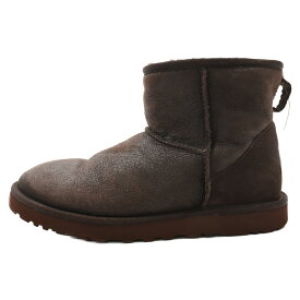 UGG(アグ) サイズ:US9/27cm Classic Mini Bomber クラシックミニボンバー ムートンブーツ ブラウン 1007307【中古】【程度B】【カラーブラウン】【オンライン限定商品】