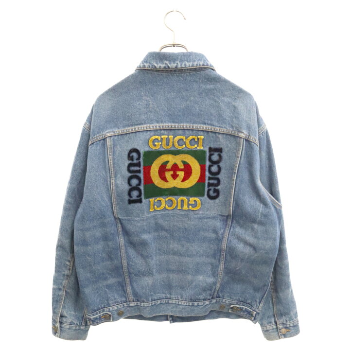楽天市場】GUCCI(グッチ) サイズ:48 19SS Oversize Denim Jacket With  