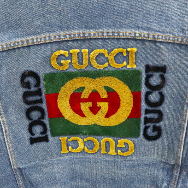 楽天市場】GUCCI(グッチ) サイズ:48 19SS Oversize Denim Jacket With 