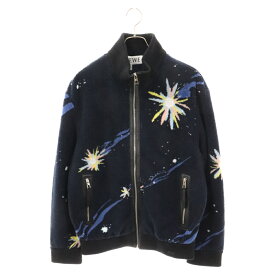 LOEWE(ロエベ) サイズ:S 23SS Magical Sky Fleece Jacket ハウルの動く城 スタジオジブリ 星の子 マジカルスカイ フリース ジャケット HB44Y52X01【新古品/中古】【程度S】【カラーマルチカラー】【オンライン限定商品】