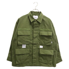 WTAPS(ダブルタップス) サイズ:2 23AW JMOD 01 LS NYCO RIPSTOP IDENTITY ミリタリージャケット カーキ 232WVDT-SHM03【新古品/中古】【程度S】【カラーグリーン】【取扱店舗渋谷】