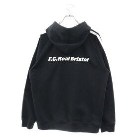 F.C.R.B./F.C.Real Bristol/FCRB(エフシーアールビー/エフシーレアルブリストル) サイズ:XL 23SS TRAINING TRACK HOODIE FCRB-230055 トレーニング トラック フーディ プルオーバーパーカー ブラック【新古品/中古】【程度S】【カラーブラック】【取扱店舗BRING福岡天神店】