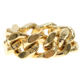 IN GOLD WE TRUST PARIS(インゴールドウィートラストパリ) サイズ:M Cuban Link Ring キューバン リンク リング 指輪 ゴールド【中古】【程度A】【カラーゴールド】【オンライン限定商品】