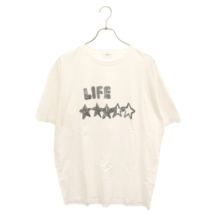 楽天市場】CELINE(セリーヌ) サイズ:XL 21AW LIFE STAR PRINT TEE  