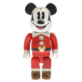 MEDICOM TOY(メディコムトイ) サイズ:400% BE@RBRICK MICKEY MOUSE SANTA Ver. 400% ベアブリック ミッキーマウス サンタバージョン フィギュア レッド【中古】【程度B】【カラーレッド】【オンライン限定商品】