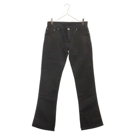 CHROME HEARTS(クロムハーツ) サイズ:RS DNM PANTS BLK ボタンフライ フレアデニムパンツ ブラック【中古】【程度A】【カラーブラック】【取扱店舗渋谷】