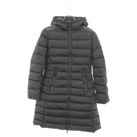 MONCLER(モンクレール) サイズ:1 18AW TALEVE GIUBBOTTO タリーブ フーデッドジップアップ ロングダウンジャケット ブラック レディース D20934936285【新古品/中古】【程度S】【カラーブラック】【取扱店舗BRING札幌店】