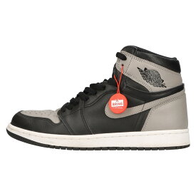 NIKE(ナイキ) サイズ:9.5/27.5 AIR JORDAN 1 RETRO HIGH OG SHADOW エアジョーダン1 ハイカットスニーカー シャドウ グレー/ブラック US9.5/27,5 555088-013【中古】【程度A】【カラーグレー】【取扱店舗BRING京都河原町店】