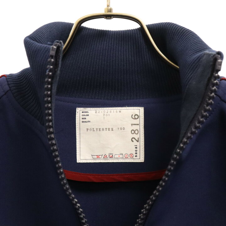 楽天市場】Sacai(サカイ) サイズ:1 22AW TECHNICAL JERSEY ZIP UP 