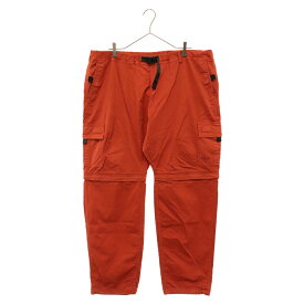 STUSSY(ステューシー) サイズ:L ×GRAMICCI CARGO ZIP OFF PANTS グラミチ ジップ オフ パンツ カーゴパンツ 2WAYパンツ オレンジ GMP-20S03M【中古】【程度B】【カラーオレンジ】【取扱店舗BRING仙台店】