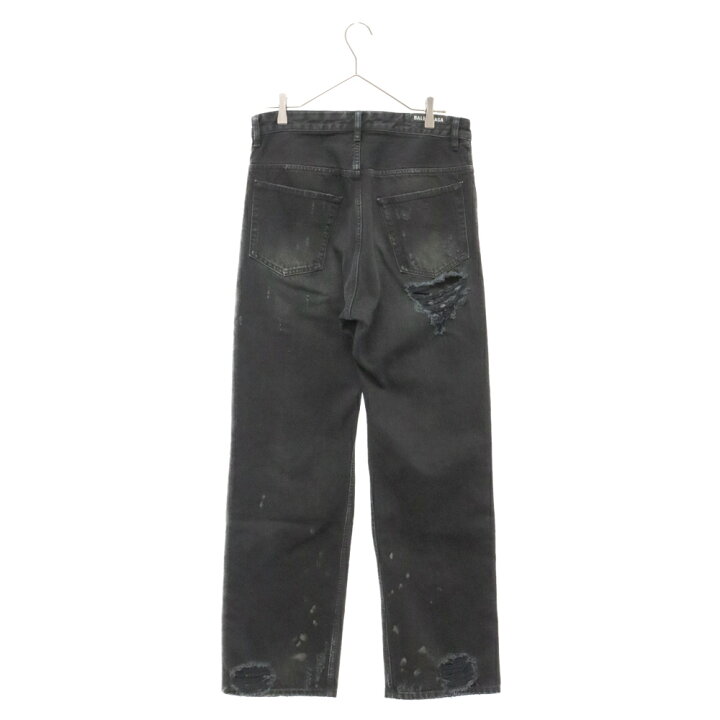 楽天市場】BALENCIAGA(バレンシアガ) サイズ:M RIPPED MEDIUM FIT  