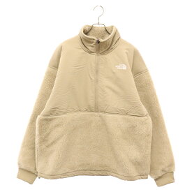 THE NORTH FACE(ザノースフェイス) サイズ:L PLATTE SHERPA 1/4 ZIP プラッテ シェルパ ボアジャケット ベージュ NF0A5GFJ【新古品/中古】【程度S】【カラーベージュ】【オンライン限定商品】