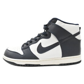 NIKE(ナイキ) サイズ:30.5cm 04年製 DUNK HI ダンクハイ ハイカットスニーカー ホワイト/ネイビー US12.5/30.5cm 309432-141【中古】【程度A】【カラーホワイト】【オンライン限定商品】