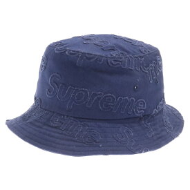 SUPREME(シュプリーム) 23SS Lasered Twill Crusher バケットハット デニム 帽子 ブルー【中古】【程度B】【カラーブルー】【取扱店舗BRING THRIFT CLOSET】