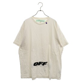 OFF-WHITE(オフホワイト) サイズ:S 18SS WING OFF S/S OVER TEE オーバーサイズ クルーネック 半袖Tシャツ ホワイト OMAA038E18185003【中古】【程度B】【カラーホワイト】【取扱店舗名古屋】