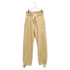 LOEWE(ロエベ) サイズ:S SWEAT TROUSER アナグラムロゴ ドローストリング スウェット トラウザー パンツ ベージュ H6282590CR【中古】【程度B】【カラーベージュ】【取扱店舗新宿】