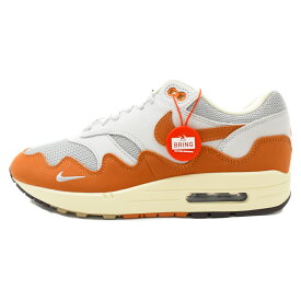 NIKE(ナイキ) サイズ:26.5cm ×Patta AIR MAX 1 MONARCH DH1348-001 パタ エアマックス1 モナーク ローカットスニーカー オレンジ/ホワイト US8.5/26.5cm【新古品/中古】【程度S】【カラーオレンジ】【取扱店舗BRING KICKS】