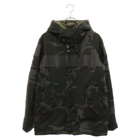 MONCLER(モンクレール) サイズ:2 TIMOTHY ティモシー ウール素材 カモフラ柄 ジャケット グレー 420914180585【中古】【程度B】【カラーグレー】【取扱店舗BRING福岡天神店】