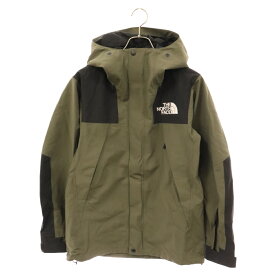 THE NORTH FACE(ザノースフェイス) サイズ:S MOUNTAIN JACKET NP61800 マウンテンジャケット ロゴ刺繍ナイロンジャケット カーキ【中古】【程度A】【カラーグリーン】【取扱店舗BRING THRIFT CLOSET】