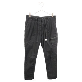 jun hashimoto(ジュンハシモト) サイズ:3 20AW EASY CARGO PANTS ストレッチコットン イージーパンツ ブラック 1072020015【中古】【程度B】【カラーブラック】【オンライン限定商品】