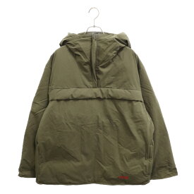 SUPREME(シュプリーム) サイズ:L 22SS Hooded Down Pullover フーデッド ダウンプルオーバー アノラック ジャケット カーキ【中古】【程度B】【カラーグリーン】【取扱店舗BRING THRIFT CLOSET】