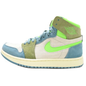 NIKE(ナイキ) サイズ:24.5cm WMNS Air Jordan 1 Zoom CMFT 2 Cerulean Green Strike ウィメンズエアジョーダン1 ズーム セルリアングリーンストライク ハイカットスニーカー DV1305-433【中古】【程度A】【カラーマルチカラー】【オンライン限定商品】