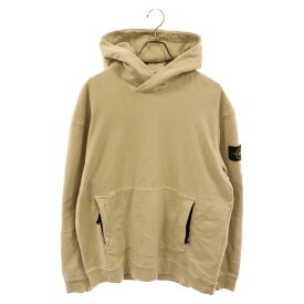 STONE ISLAND(ストーンアイランド) サイズ:XL SWEAT HOODIE ロゴワッペン プルオーバーパーカー スウェットパーカー フーディ 771561820 ベージュ【中古】【程度A】【カラーベージュ】【取扱店舗BRING梅田茶屋町店】