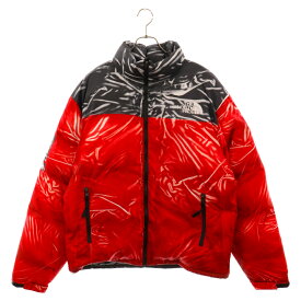 SUPREME(シュプリーム) サイズ:L 23SS×THE NORTH FACE Trompe Loeil Printed Nuptse Jacket ノースフェイス トロンプ ルイユ プリンティド ヌプシ ダウンジャケット レッド ND02300I【中古】【程度A】【カラーレッド】【オンライン限定商品】