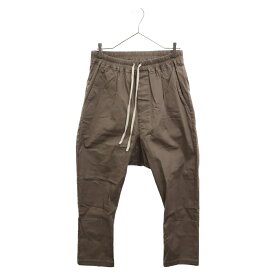 Rick Owens(リックオウエンス) サイズ:48 DRAWSTRING LONG PANTS ドローストリング ロングパンツ ブラウン RU02B2380-TE【中古】【程度B】【カラーブラウン】【取扱店舗BRING渋谷ANNEX店】