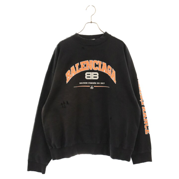 楽天市場】BALENCIAGA(バレンシアガ) サイズ:M REGULAR CREWNECK SWEAT 