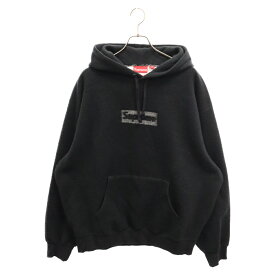 SUPREME(シュプリーム) サイズ:L 23SS Inside Out Box Logo Hooded Sweatshirt インサイドアウトボックスロゴプルオーバースウェットパーカー ブラック【中古】【程度A】【カラーブラック】【取扱店舗BRING THRIFT CLOSET】