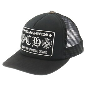 CHROME HEARTS(クロムハーツ) サイズ:OS TRUCKER CAP トラッカーキャップ CHパッチクロスボール付メッシュ帽子 ブラック【中古】【程度B】【カラーブラック】【取扱店舗OneStyle名古屋パルコ店】