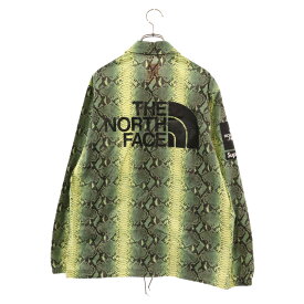 SUPREME(シュプリーム) サイズ:M 18SS Snakeskin Taped Seam Coaches Jacket スネークスキン テープド シーム コーチジャケット NP118031 グリーン【中古】【程度A】【カラーグリーン】【取扱店舗BRING THRIFT CLOSET】