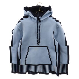 LOEWE(ロエベ) サイズ:S 23SS Pixel Hoodie ピクセレイテッド フーディー S540Y14KCP ブルー【中古】【程度B】【カラーブルー】【取扱店舗新宿】