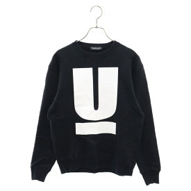 UNDERCOVER(アンダーカバー) サイズ:1 BASIC SWEAT U Uロゴ クルーネック スウェットトレーナー UCA1891-01 ブラック【中古】【程度B】【カラーブラック】【取扱店舗BRING梅田茶屋町店】