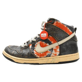 NIKE(ナイキ) サイズ:28.5cm 【観賞用】×HUF DUNK HIGH PRO SB ハフ ダンク ハイカット スニーカー ブラック 305050-102 US10.5/28.5cm【中古】【程度B】【カラーブラック】【取扱店舗BRING札幌店】