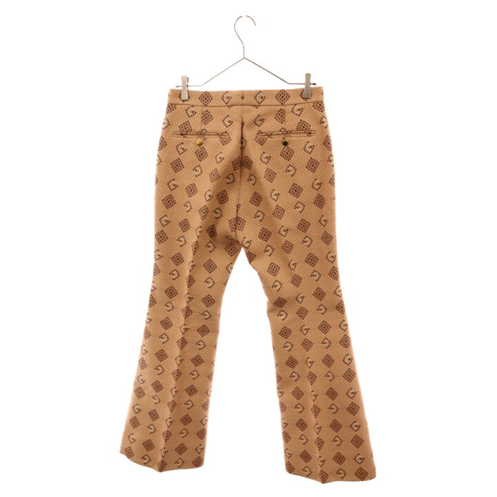 楽天市場】GUCCI(グッチ) サイズ:44 Gロゴ ハイウエストフレアパンツ 