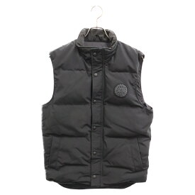 CANADA GOOSE(カナダグース) サイズ:M Garson Vest Black Label ガーソン ダウンベスト ブラックレーベル ロゴワッペン ブラック 4151MB【中古】【程度A】【カラーブラック】【取扱店舗BRING札幌店】