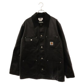 eYe COMME des GARCONS JUNYA WATANABE MAN(アイ コム デ ギャルソン ジュンヤ ワタナベ マン) サイズ:M 24SS×カーハート ウレタンコーティング ワークチョアー カバーオールコート ブラック WM-J901【中古】【程度A】【カラーブラック】【取扱店舗BRING梅田茶屋町店】