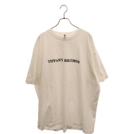 WACKO MARIA(ワコマリア) サイズ:XL TIFFANY RECORDS 刺繍 クルーネック半袖Tシャツ ホワイト【中古】【程度B】【カラーホワイト】【取扱店舗BRING THRIFT CLOSET】