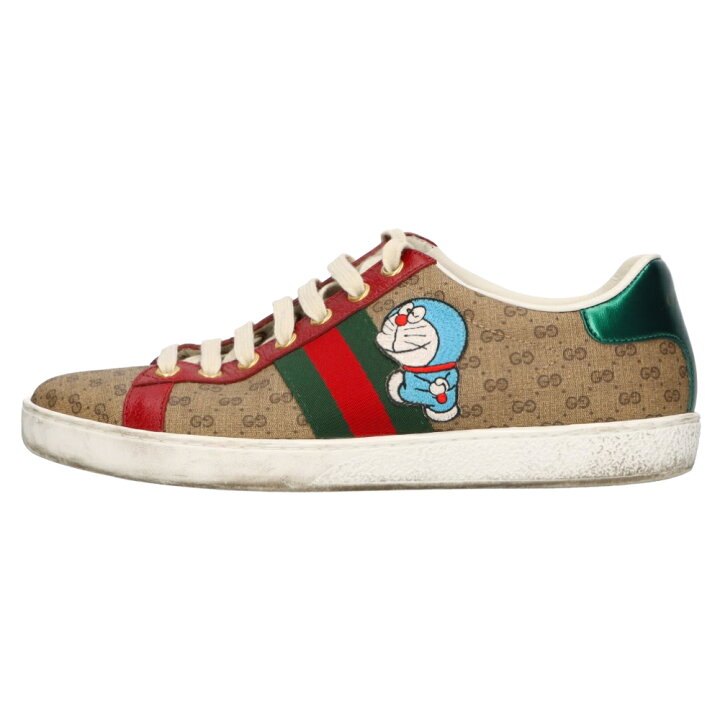 楽天市場】GUCCI(グッチ) サイズ:37 ×ドラえもん Ace Sneaker GG 